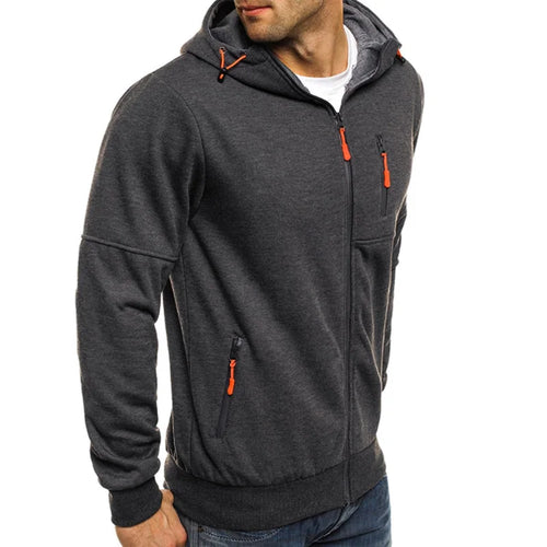 2024 Fashion Hoodies Men Brand Personality Zipper Hooded Sweatshirt Male Hoody Tracksuit Hip Hop Autumn Winter Hoodie Mens