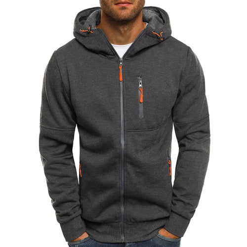 2024 Fashion Hoodies Men Brand Personality Zipper Hooded Sweatshirt Male Hoody Tracksuit Hip Hop Autumn Winter Hoodie Mens